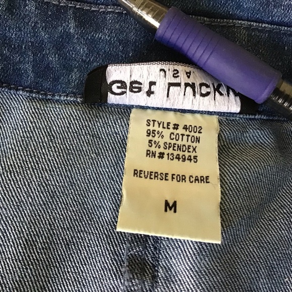 Tastefully Embellished Jean Jacket - Picture 6 of 6